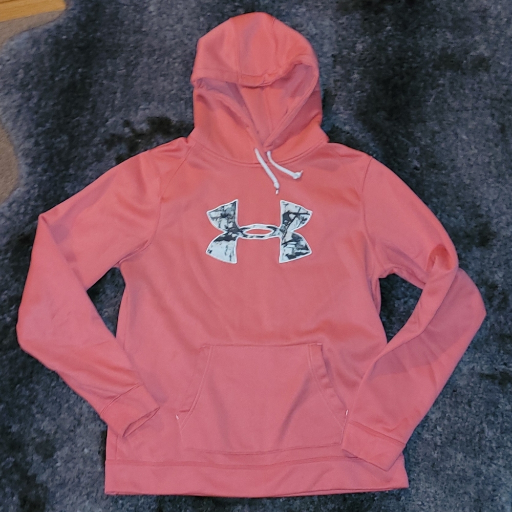 Pink Under Armour hoodie